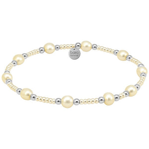 Claire Gold Filled Beaded Bracelet with Pearls