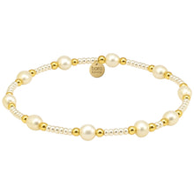 Claire Gold Filled Beaded Bracelet with Pearls