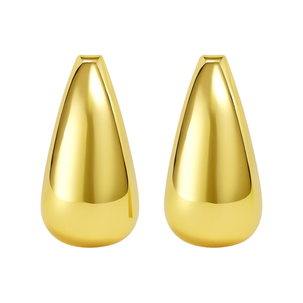 Clara | Gold Plated Hoop Earring2