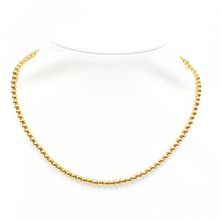 4MM Gold-Field Ball Bead Choker