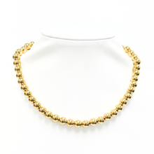 8MM Gold-Field Ball Bead Choker