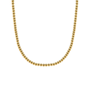 Classic 3MM Gold Filled Beaded Necklace