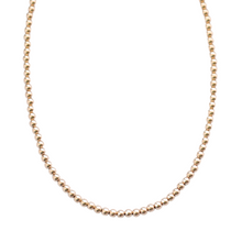 3MM 14K Gold-Filled Ball Beaded Choker/Necklace