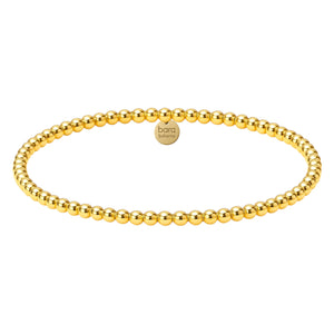gold beaded bracelet
