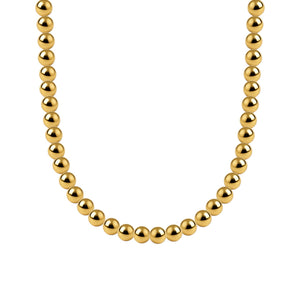 Classic 4MM Gold Filled Beaded Necklace