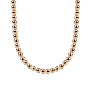 Classic 4MM Gold Filled Beaded Necklace