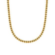 Classic 4MM Gold Filled Beaded Necklace