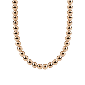 Classic 6MM Gold Filled Beaded Necklace