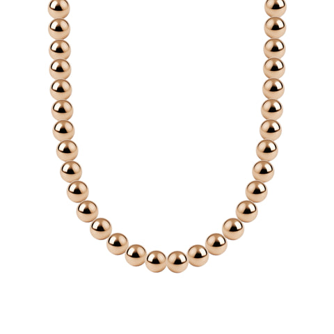 Classic 6MM Gold Filled Beaded Necklace