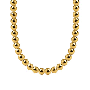Classic 6MM Gold Filled Beaded Necklace