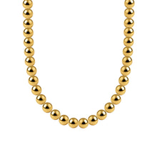 Classic 6MM Gold Filled Beaded Necklace