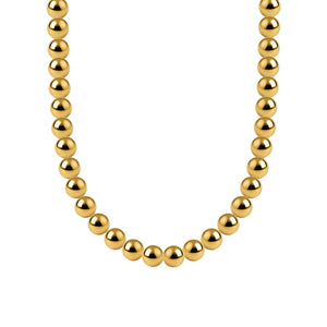 Classic 6MM Gold Filled Beaded Necklace