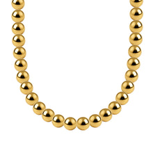 Classic 7MM Gold Filled Beaded Necklace