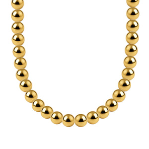 Classic 7MM Gold Filled Beaded Necklace