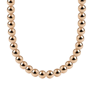 Classic 7MM Gold Filled Beaded Necklace