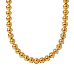 Classic 7MM | Gold Filled Beaded Necklace