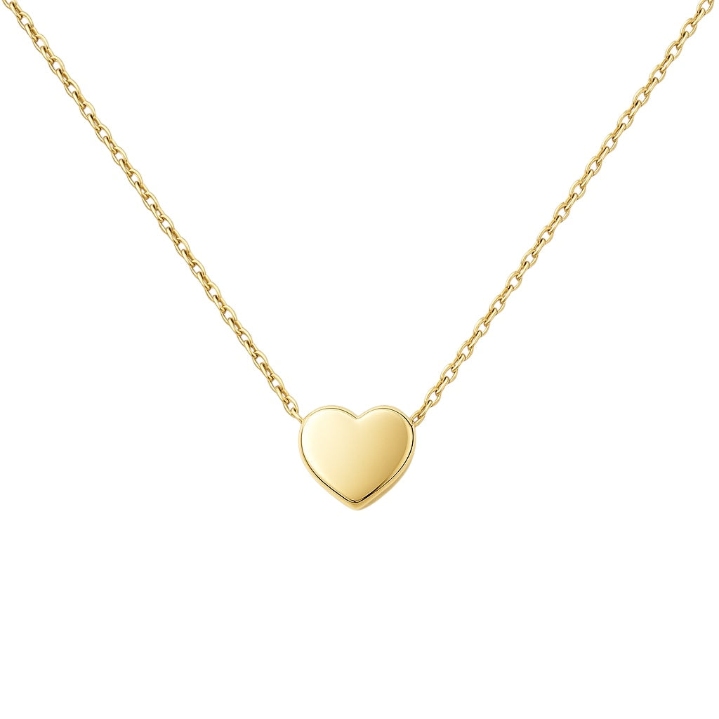 Classic Bubble Heart | Gold Plated Necklace