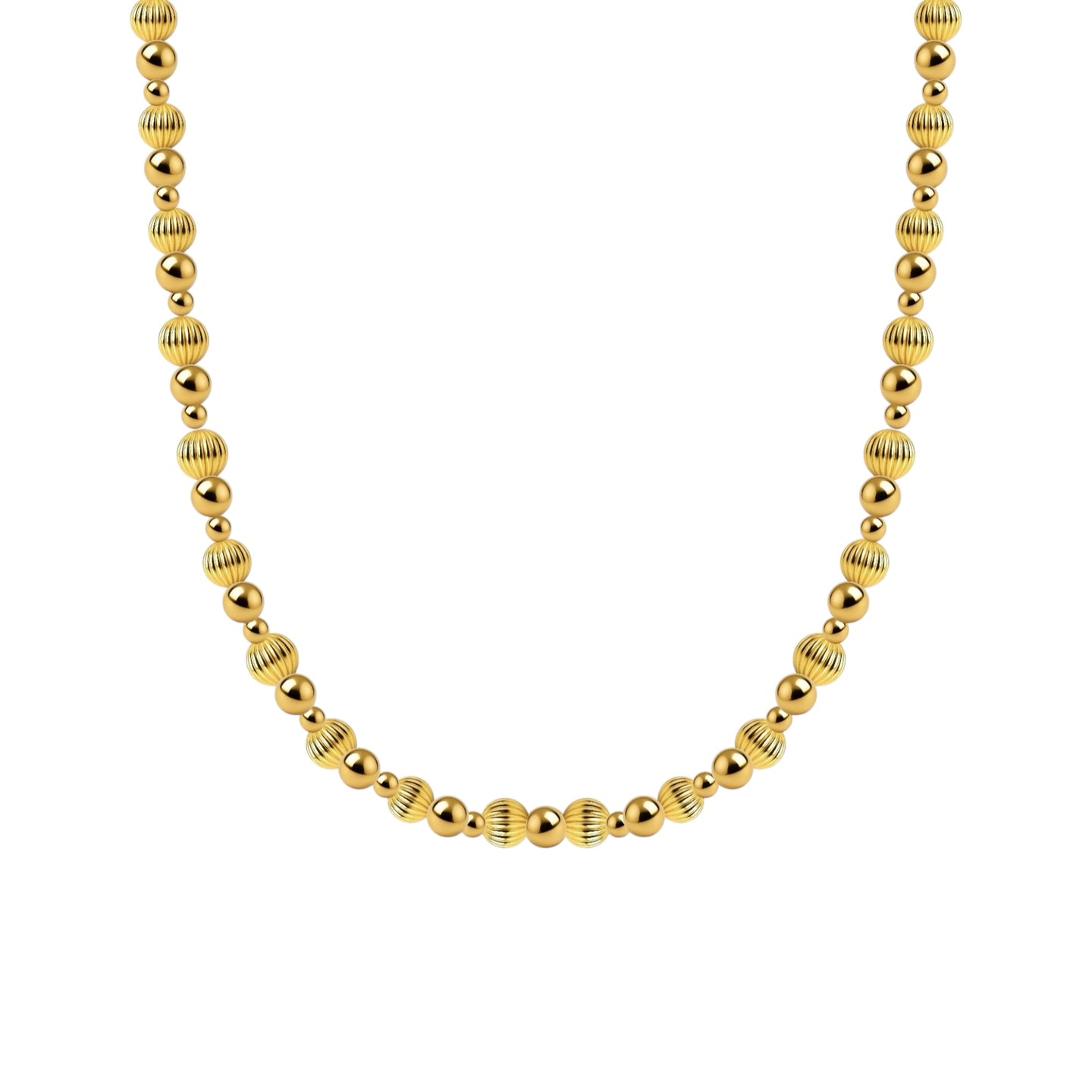 Coco Gold Filled Beaded Necklace