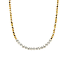 Colette Gold Filled Beaded Necklace with Pearls