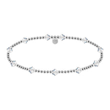 Crystal BTY 2MM Gold Filled Beaded Bracelet