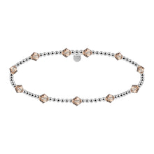 Crystal BTY 2MM Gold Filled Beaded Bracelet