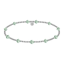 Crystal BTY 2MM Gold Filled Beaded Bracelet