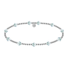 Crystal BTY 2MM Gold Filled Beaded Bracelet