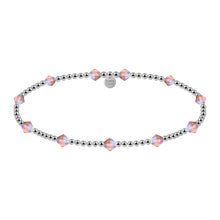 Crystal BTY 2MM Gold Filled Beaded Bracelet