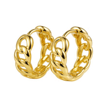 Cuban Link | Hoop Hugger Earrings