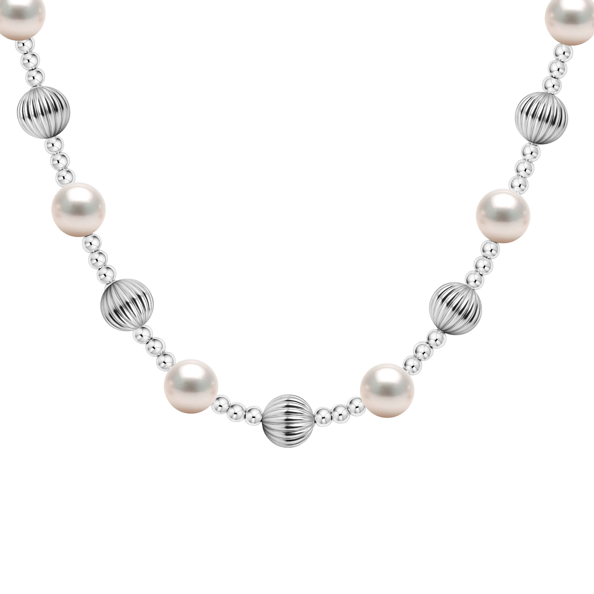 Diana | Gold Filled Beaded Necklace with Pearls