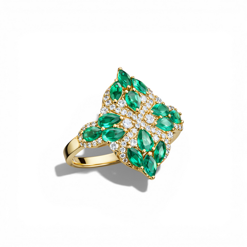 The Daria | Green Onyx Ring