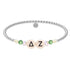 Delta Zeta Beaded Sorority Bracelet