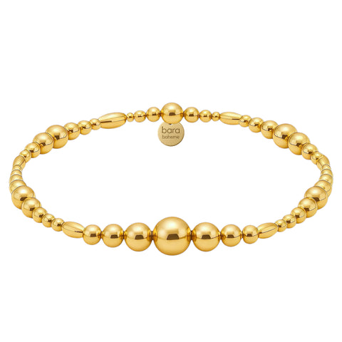 Demi | Gold Filled Beaded Bracelet