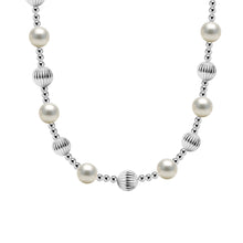 Diana Gold Filled Beaded Necklace with Pearls