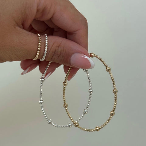 Elea | Gold Filled Beaded Bracelet