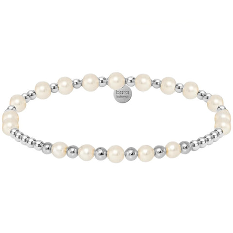 Emma | Gold Filled Beaded Bracelet with Pearls