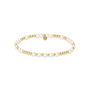 Emma | Gold Filled Beaded Bracelet with Pearls