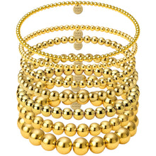 Entire Classic Collection Gold Filled Beaded Bracelet Stack