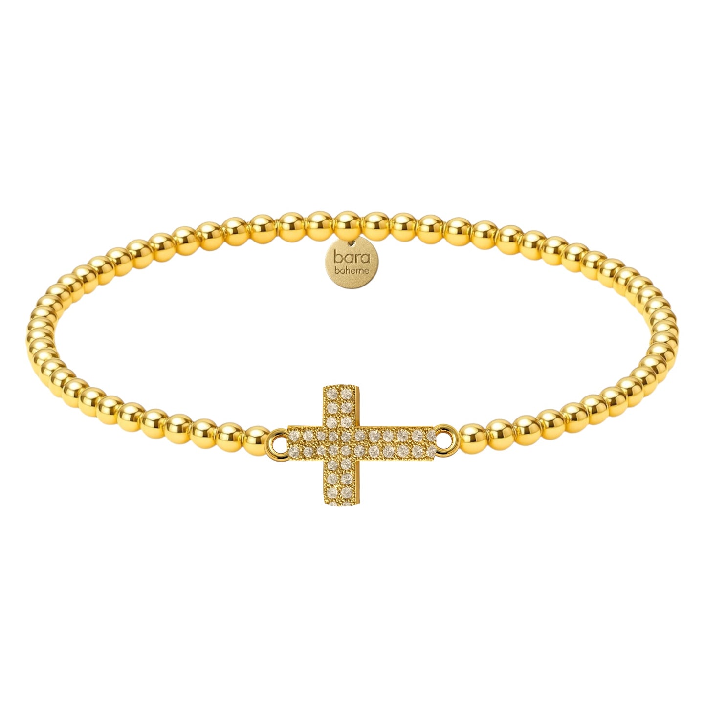 Esther cross charm bracelet