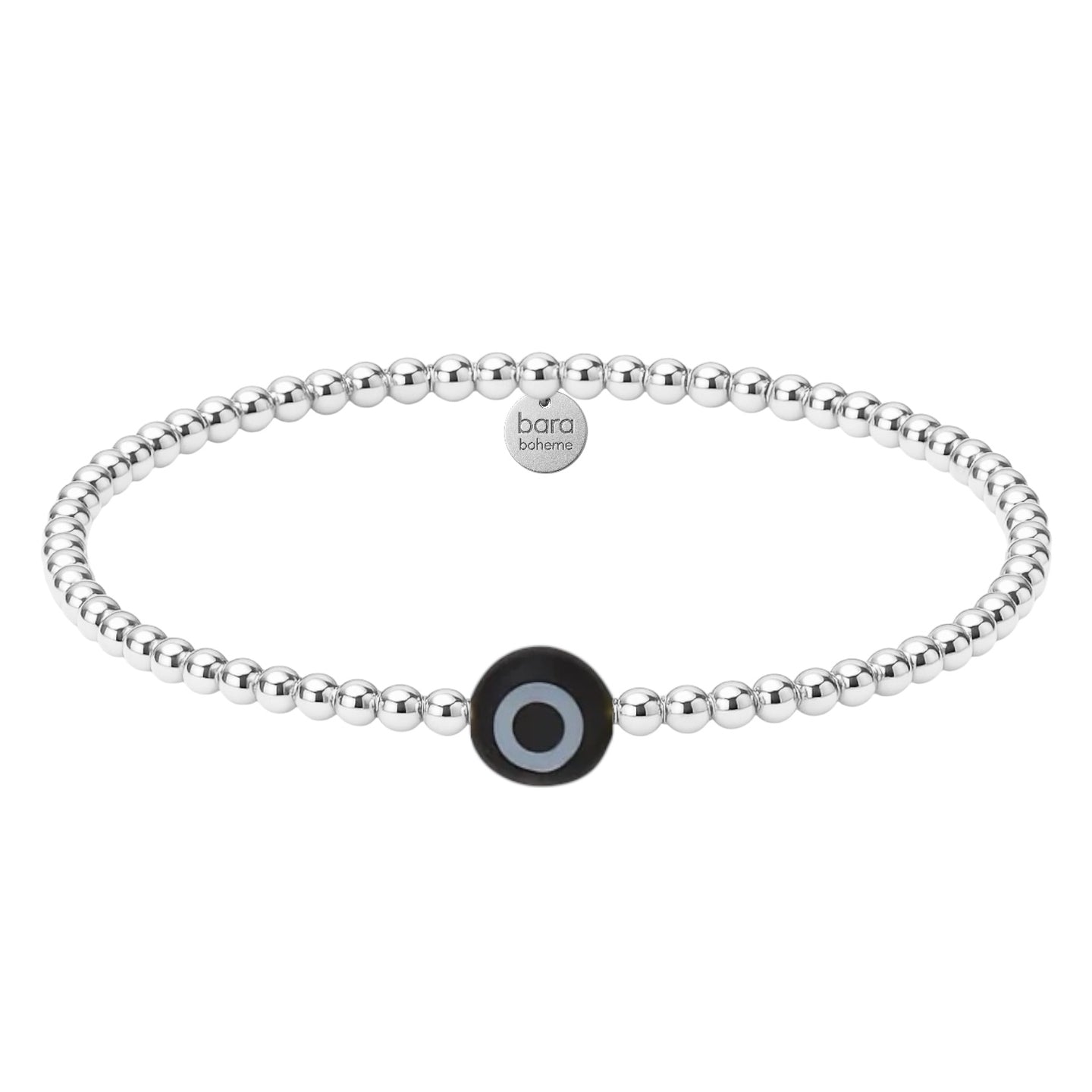 Evil Eye Medium Gold Filled Beaded Bracelet