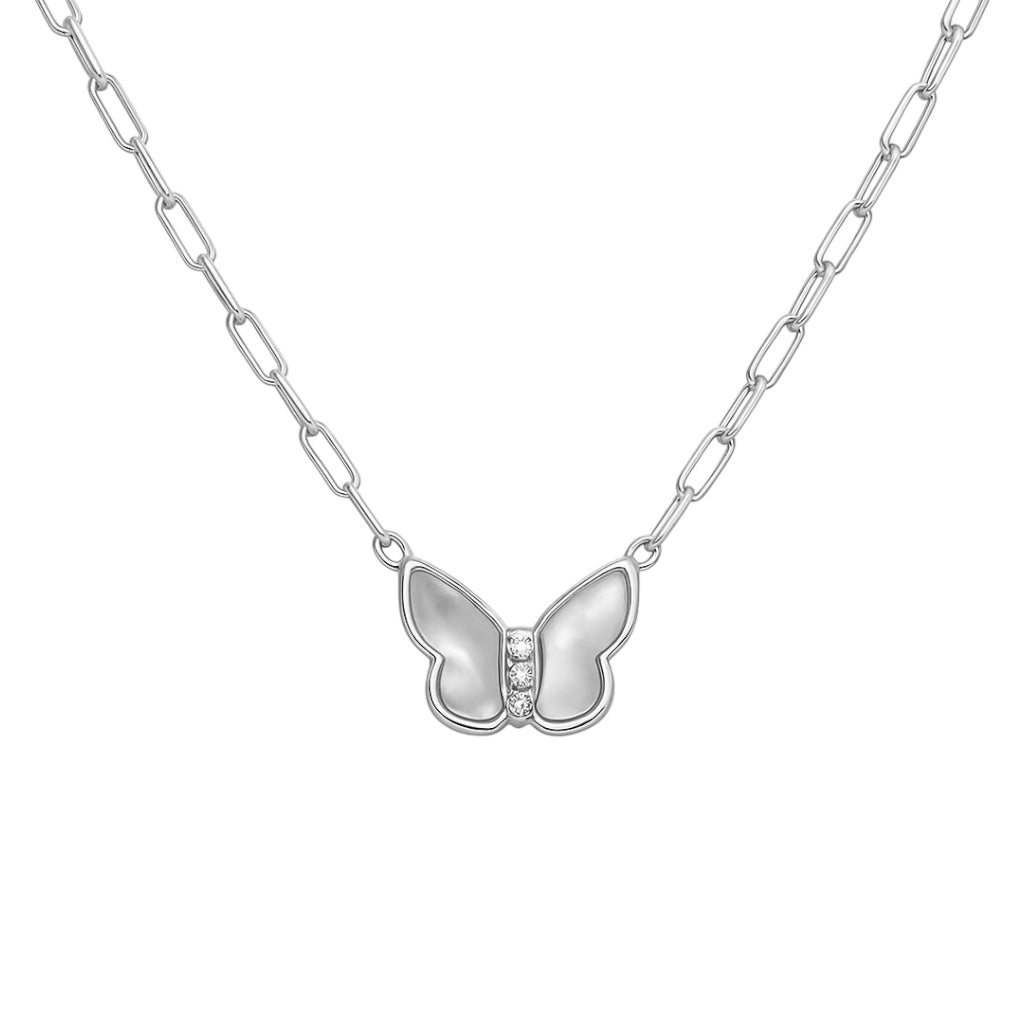Flutura | MOP Butterfly Necklace