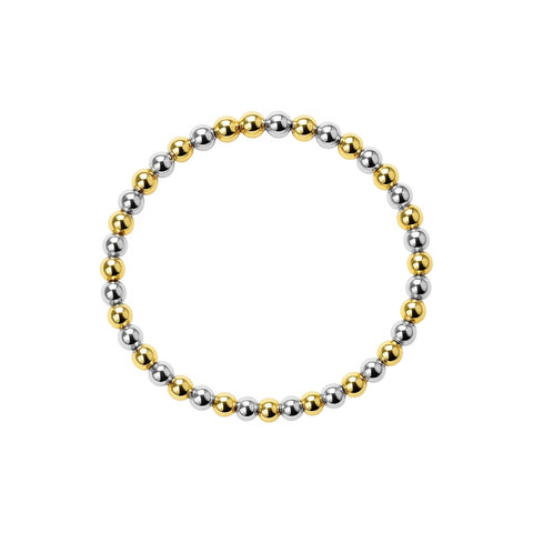 Classic 2MM | Beaded Stretchy Ring