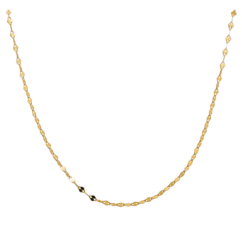 "PLAIN FLAT" Chain Necklace