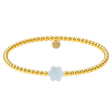 Flower Beaded Opal Bracelet