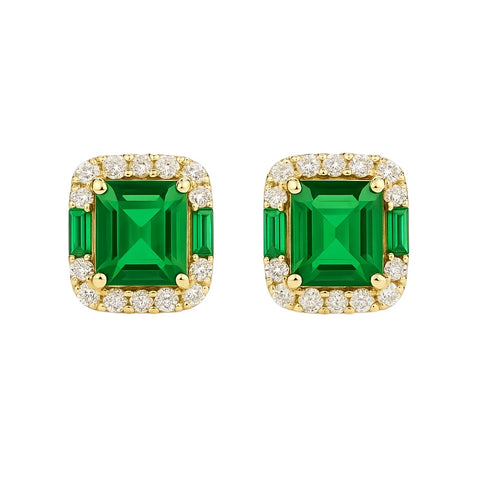 Pave Stud Earrings