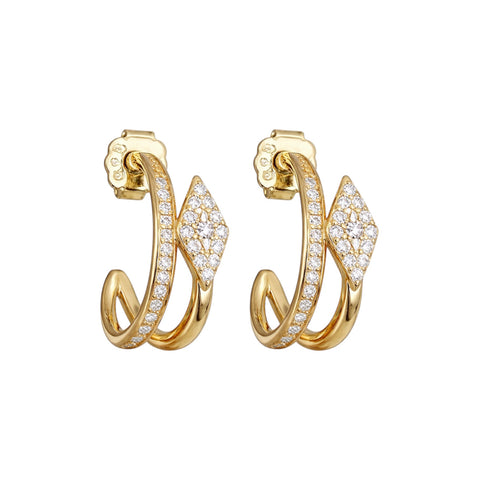 Seraphina | Pave Hoop Huggers