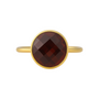 Garnet | Bezel Ring