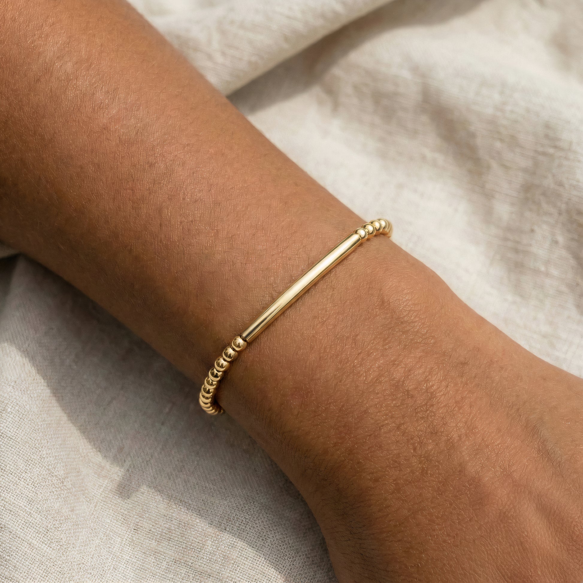 Jamie | Gold Filled Beaded Bracelet