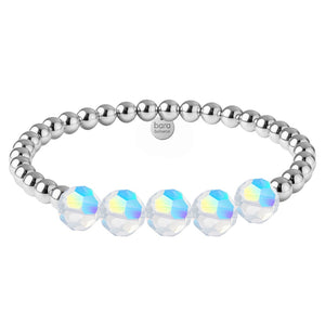 Gigi | Gold Filled Beaded Bracelet with Crystals