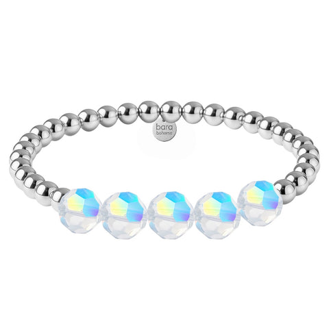 Gigi | Gold Filled Beaded Bracelet with Crystals